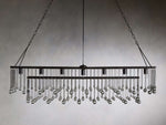 Aubrey Crystal Ball Rectangular Chandelier
