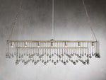 Aubrey Crystal Ball Rectangular Chandelier