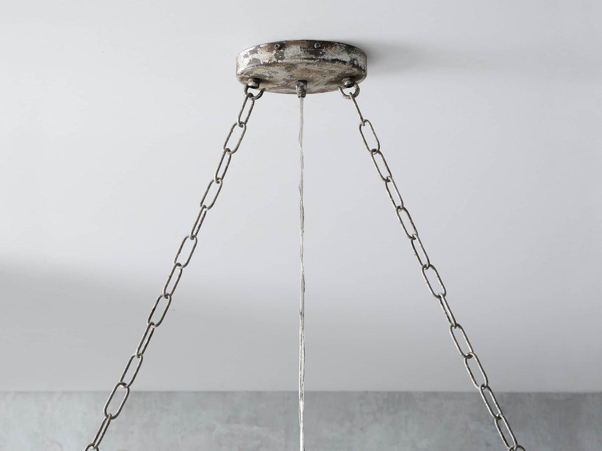 Aubrey Crystal Ball Rectangular Chandelier