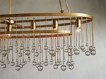 Aubrey Crystal Ball Oval Chandelier