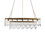 Aubrey Crystal Ball Oval Chandelier