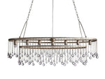Aubrey Crystal Ball Oval Chandelier