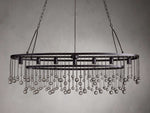Aubrey Crystal Ball Oval Chandelier