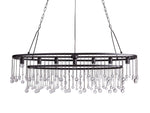 Aubrey Crystal Ball Oval Chandelier