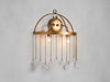 Aubrey Crystal Ball Wall Sconce
