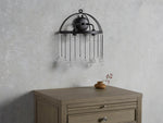 Aubrey Crystal Ball Wall Sconce