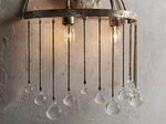 Aubrey Crystal Ball Wall Sconce