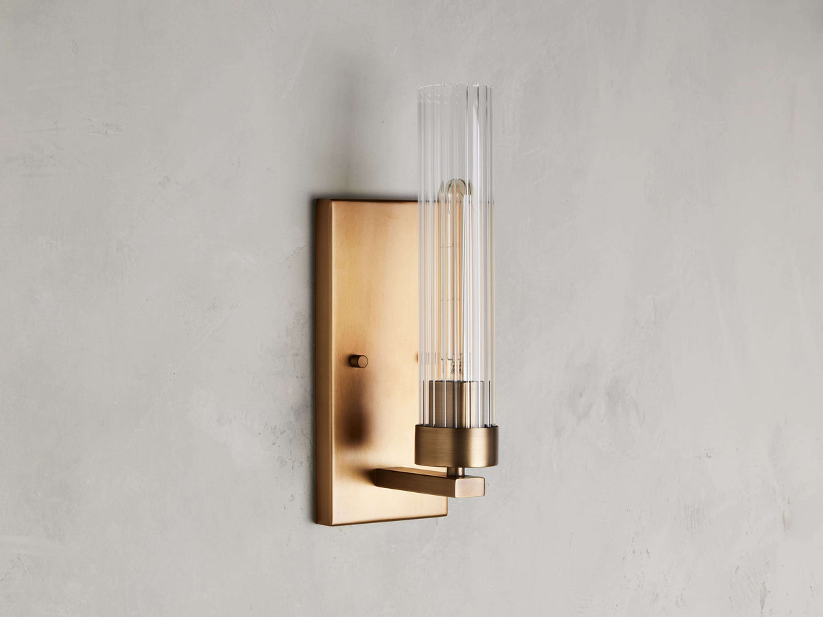Andreas Modern Glass Wall Sconce