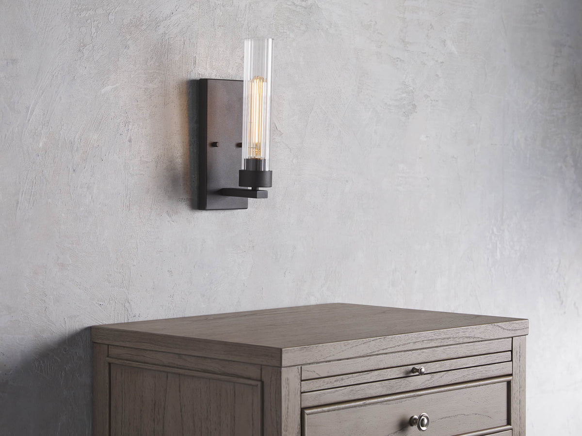 Andreas Modern Glass Wall Sconce