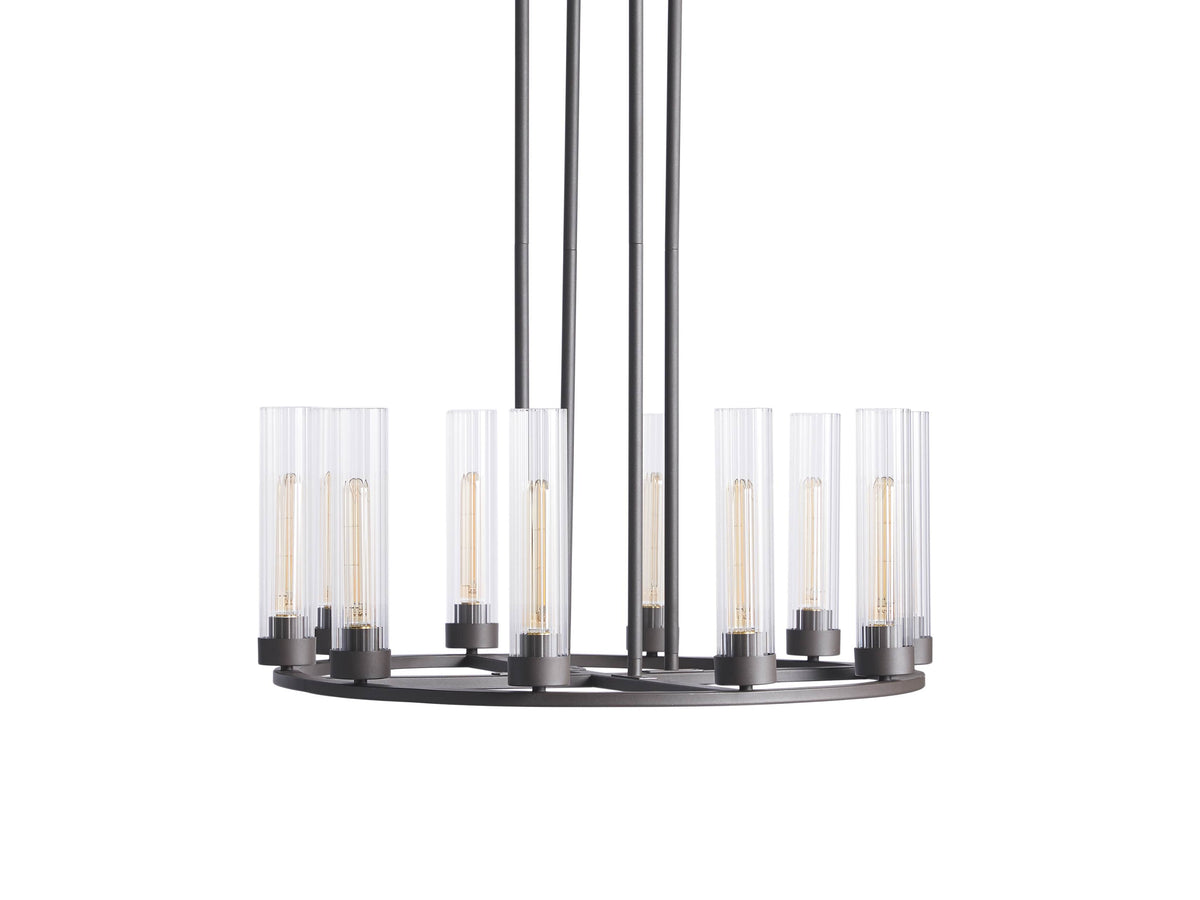 Andreas Modern Glass Round Chandelier