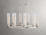 Andreas Modern Glass Round Chandelier
