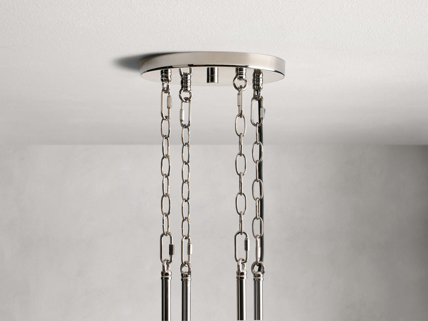 Andreas Modern Glass Round Chandelier