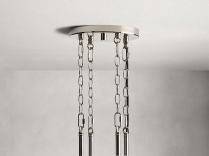 Andreas Modern Glass Round Chandelier