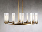 Andreas Modern Glass Round Chandelier