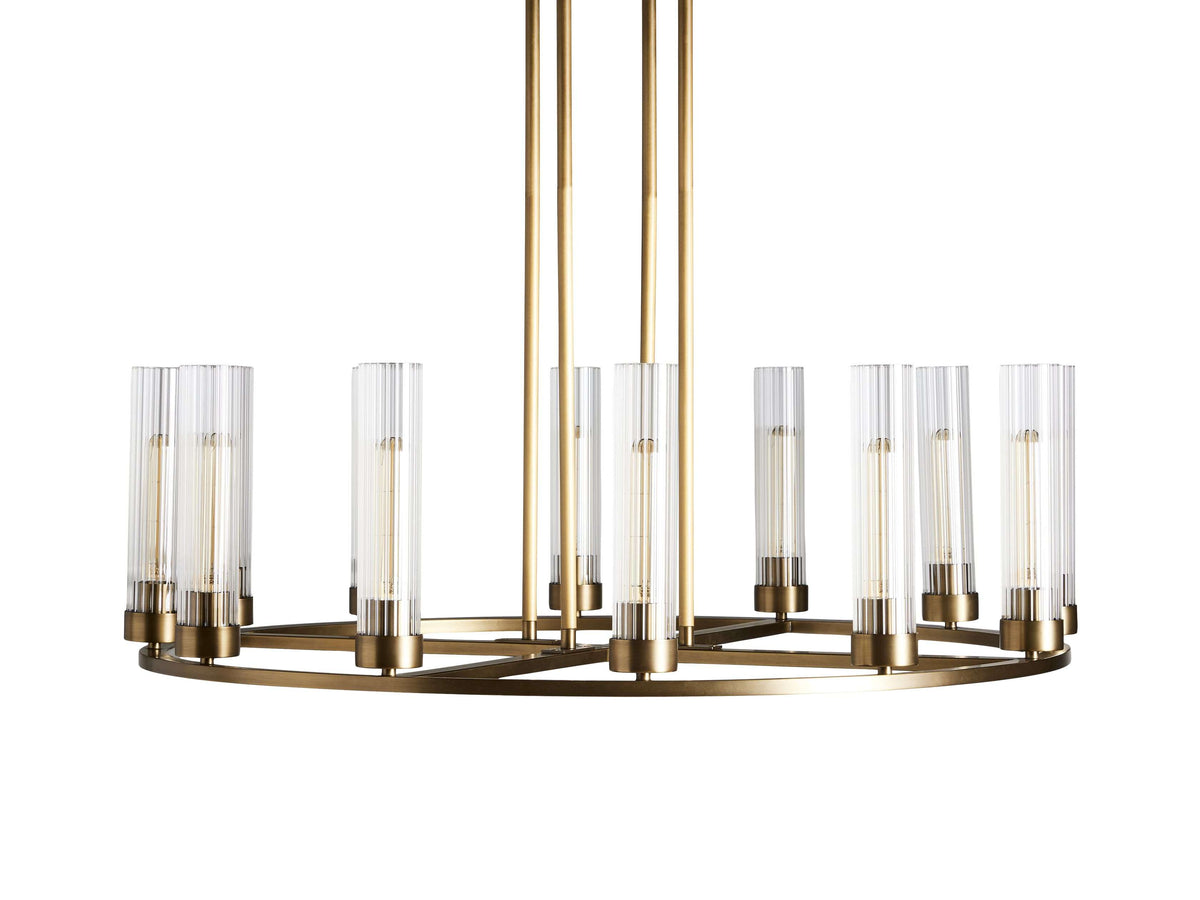 Andreas Modern Glass Round Chandelier