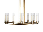 Andreas Modern Glass Round Chandelier
