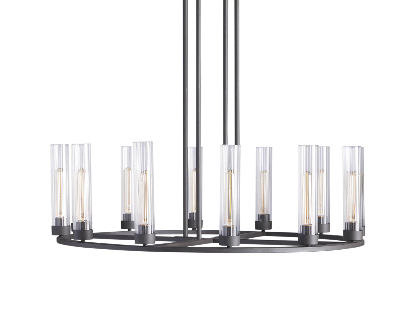 Andreas Modern Glass Round Chandelier