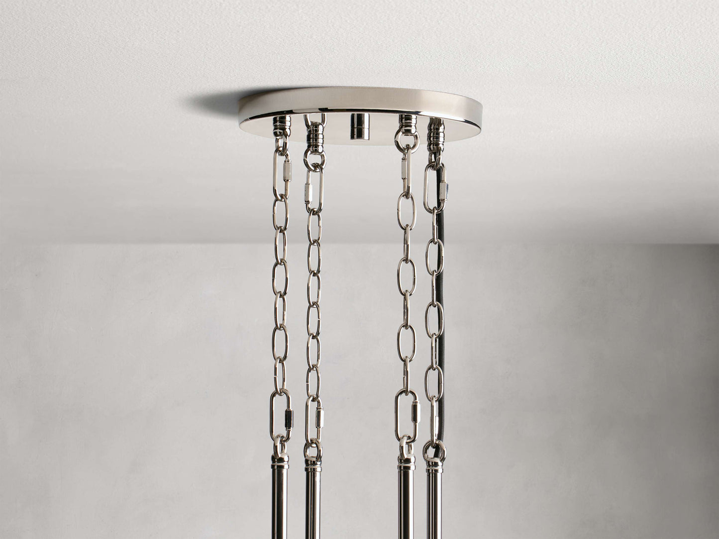 Andreas Modern Glass Round Chandelier