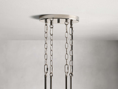 Andreas Modern Glass Round Chandelier