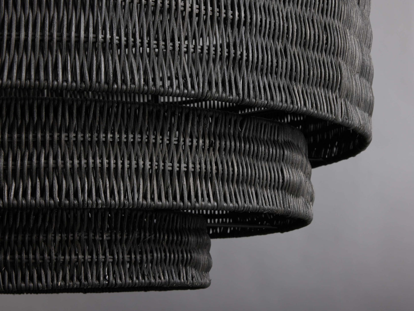 Paloma Handcrafted Rattan Tiered Chandelier