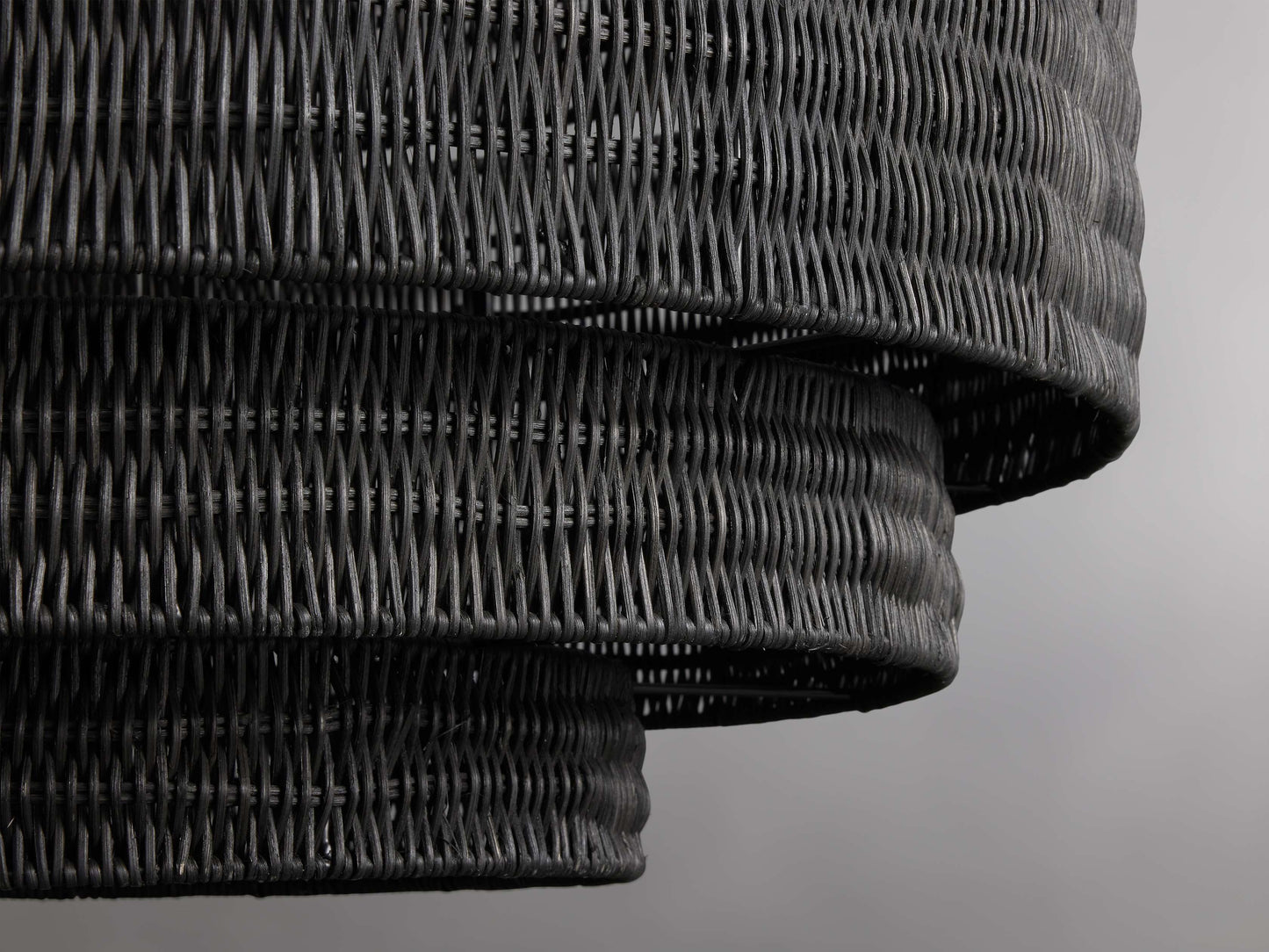 Paloma Handcrafted Rattan Tiered Chandelier