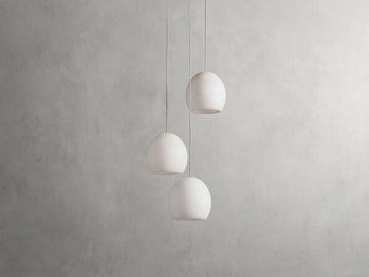 Arica Natural Alabaster Round Chandelier