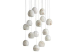 Arica Natural Alabaster Round Chandelier