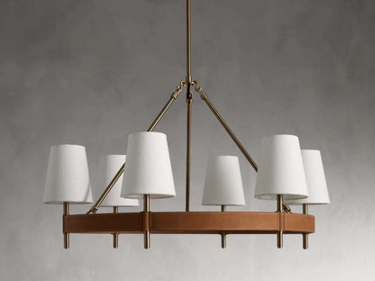 Hastings Midcentury Modern Round Chandelier