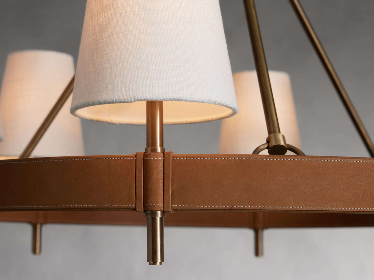 Hastings Midcentury Modern Round Chandelier