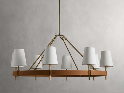 Hastings Midcentury Modern Round Chandelier