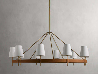 Hastings Midcentury Modern Round Chandelier