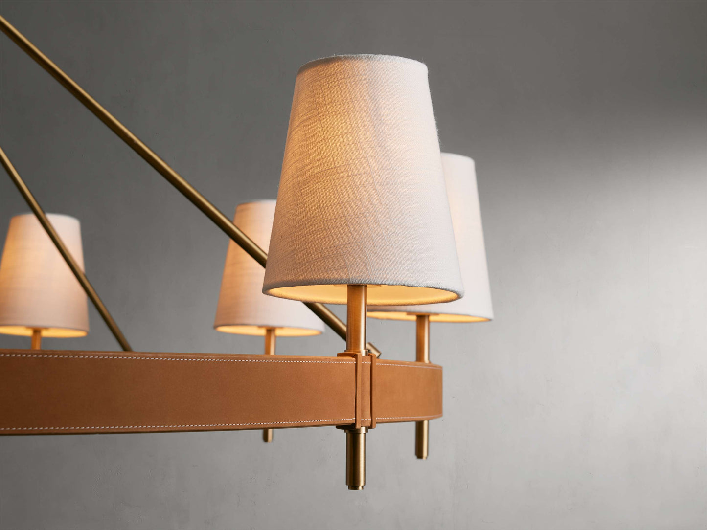 Hastings Midcentury Modern Round Chandelier