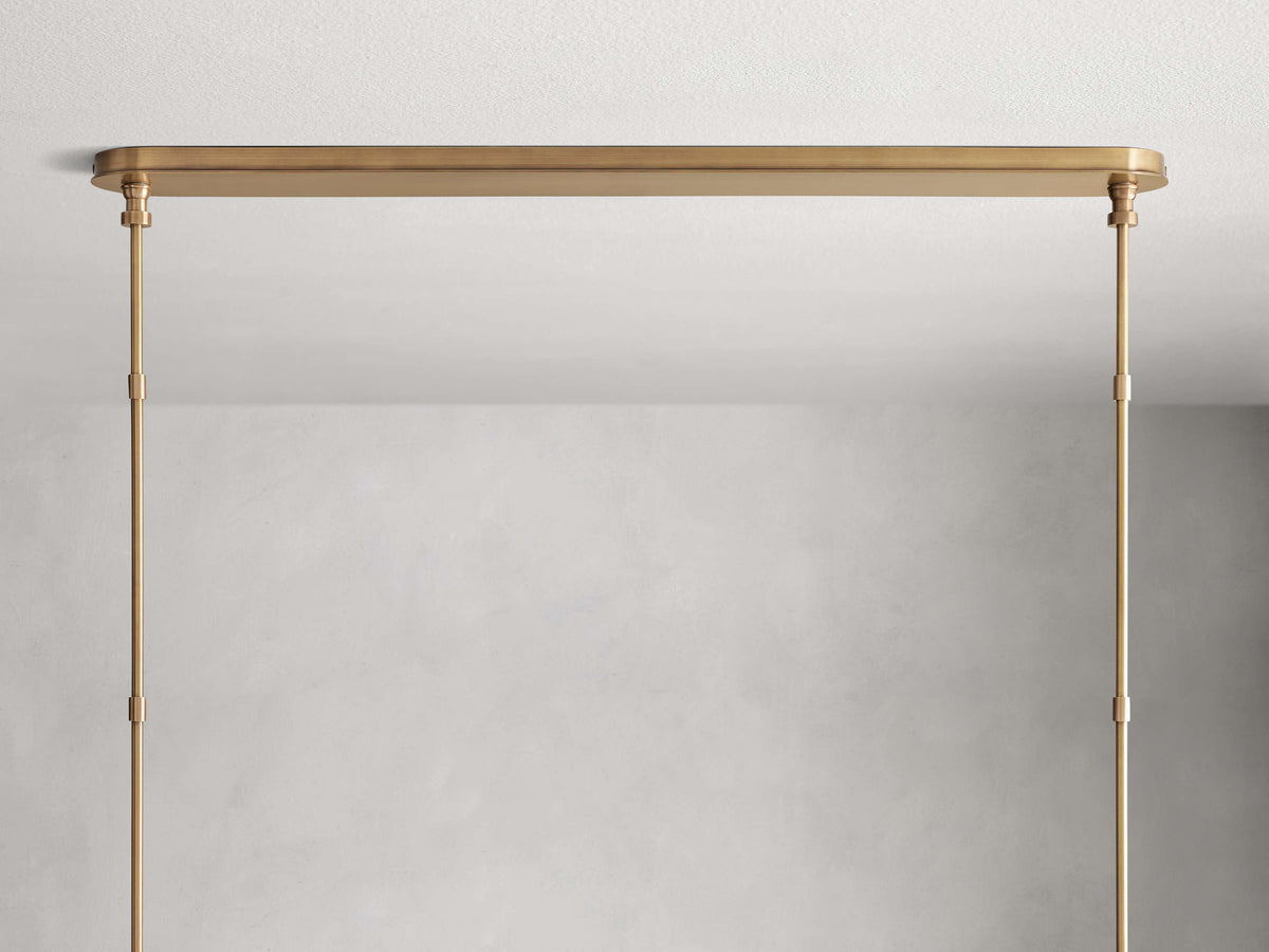 Hastings Midcentury Modern Linear Chandelier