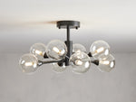 Apollo Modern Glass Ball Flush Mount
