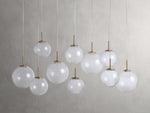 Casen Modern Satin Crystal Linear Chandelier