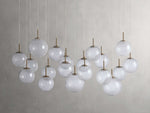 Casen Modern Satin Crystal Linear Chandelier