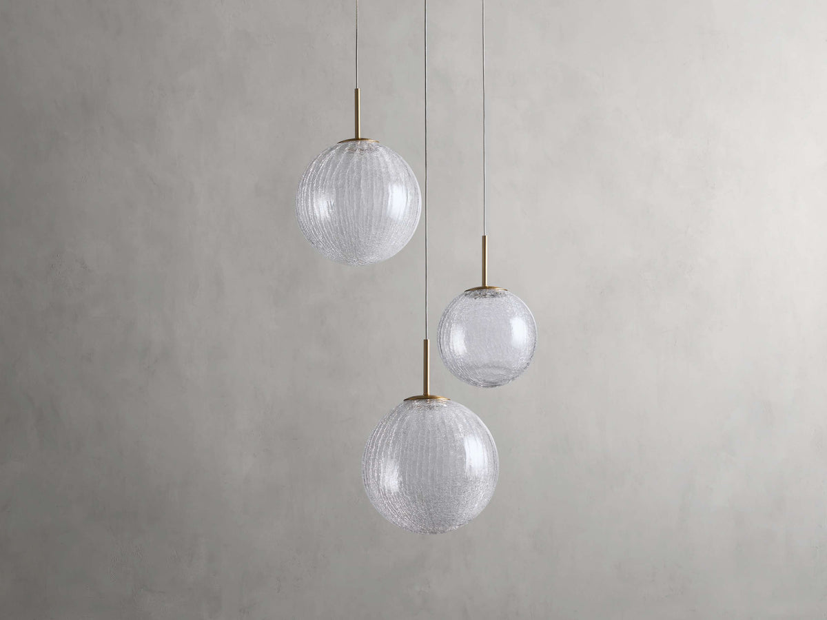 Casen Modern Satin Crystal Round Chandelier