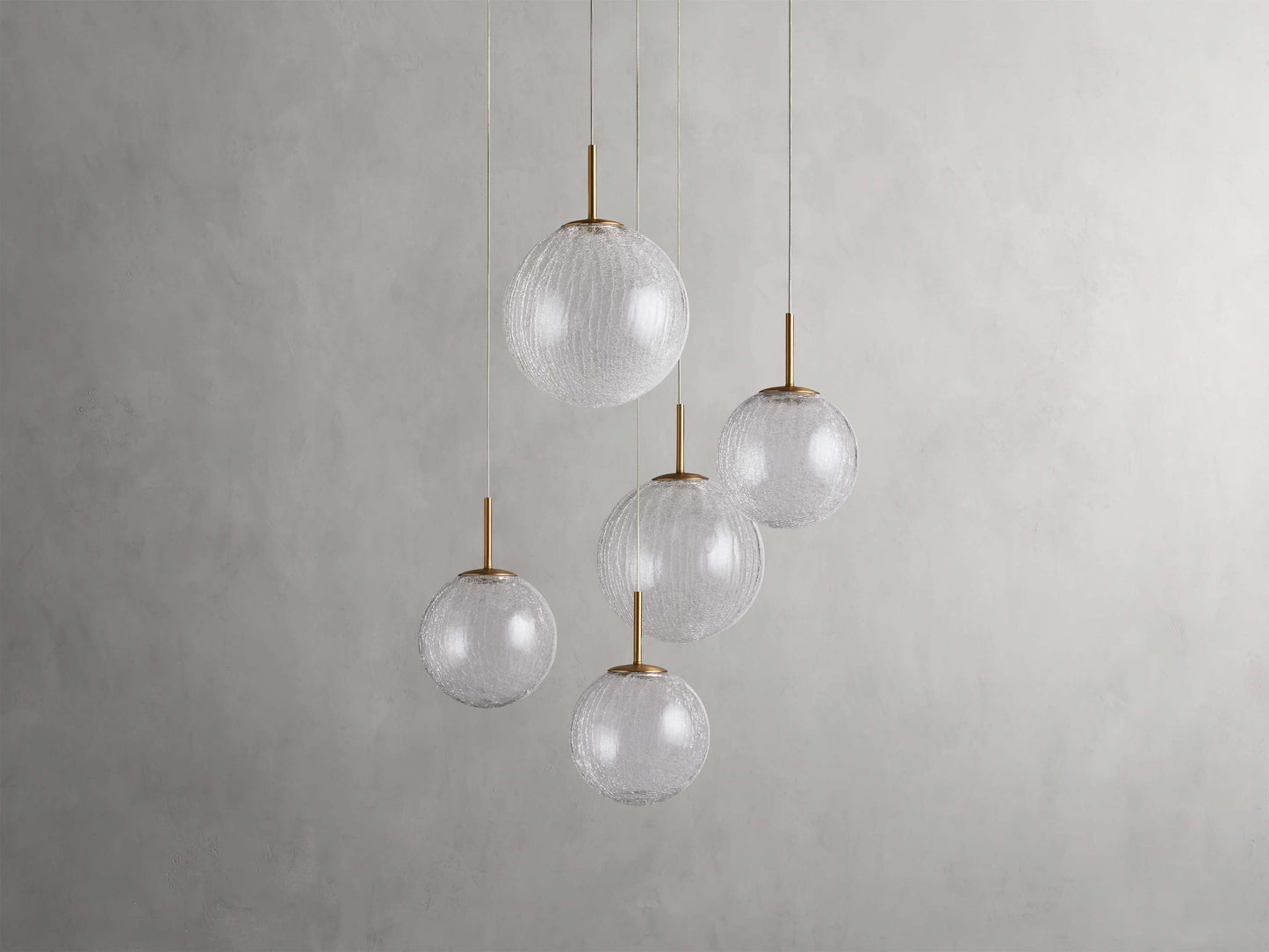 Casen Artisanal Glass Round Chandelier