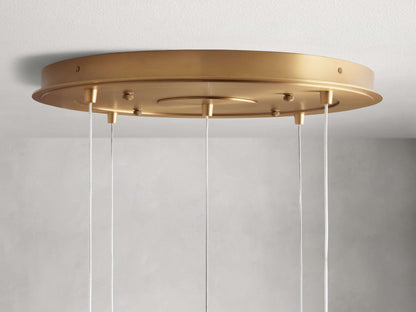 Casen Artisanal Glass Round Chandelier