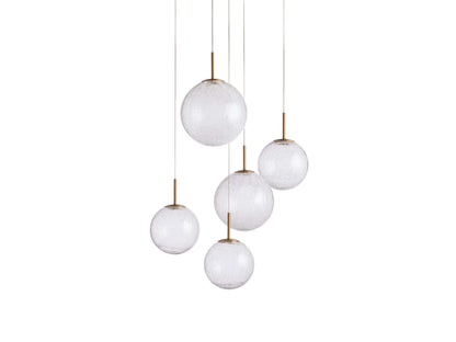 Casen Artisanal Glass Round Chandelier