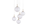 Casen Artisanal Glass Round Chandelier