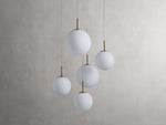 Casen Artisanal Glass Round Chandelier