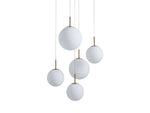 Casen Artisanal Glass Round Chandelier
