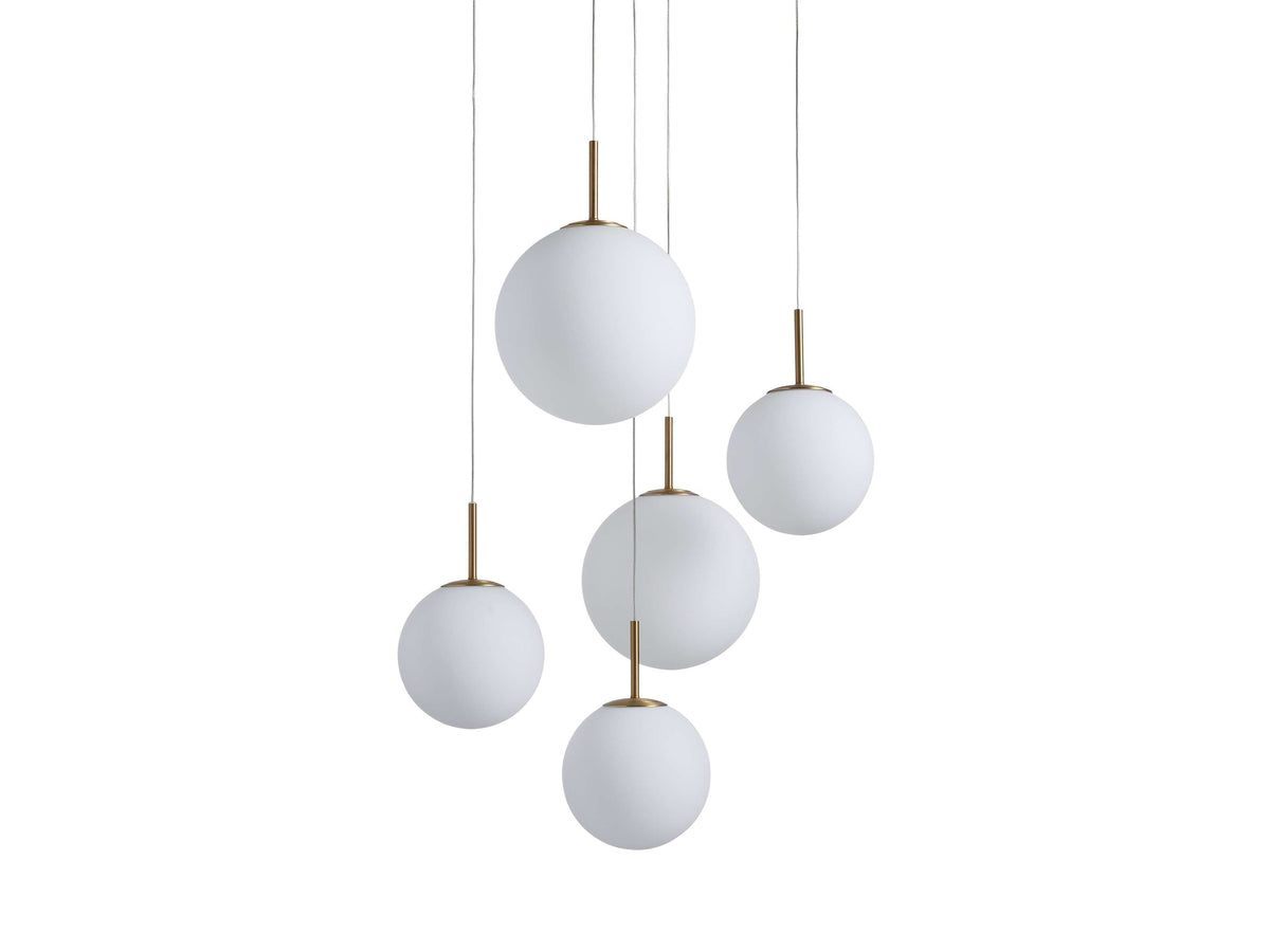 Casen Modern Satin Crystal Round Chandelier