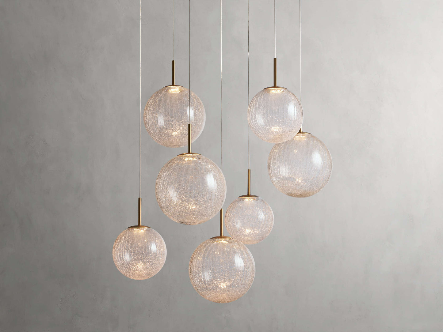 Casen Artisanal Glass Round Chandelier