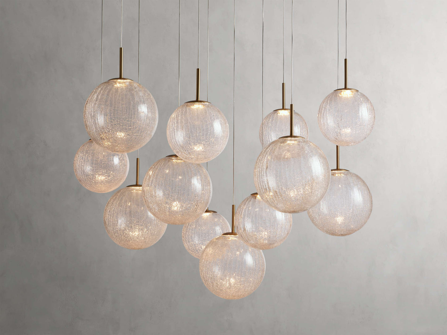 Casen Artisanal Glass Round Chandelier