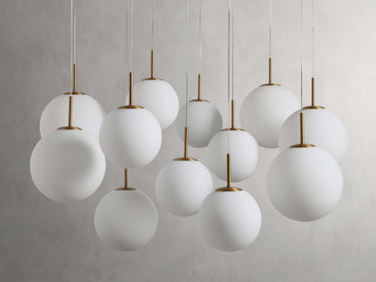 Casen Artisanal Glass Round Chandelier