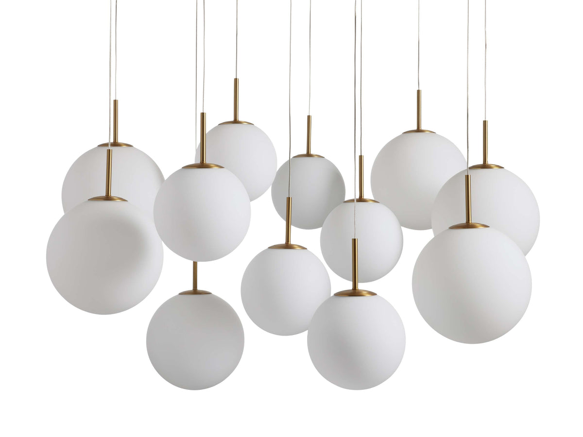 Casen Artisanal Glass Round Chandelier