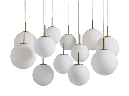 Casen Artisanal Glass Round Chandelier