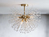 Dandelion Whimsical Crystal Flush Mount